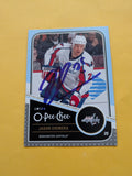 Jason Chimera Signed Washington Capitals Card E