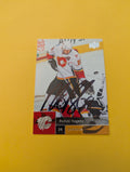 Robyn Regehr Signed Calgary Flames Card