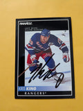Kris King Signed New York Rangers Card D