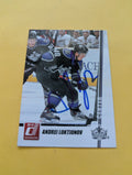 Andrei Loktionov Signed Los Angeles Kings Card