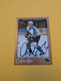 Christian Ehrhoff Signed San Jose Sharks Card C
