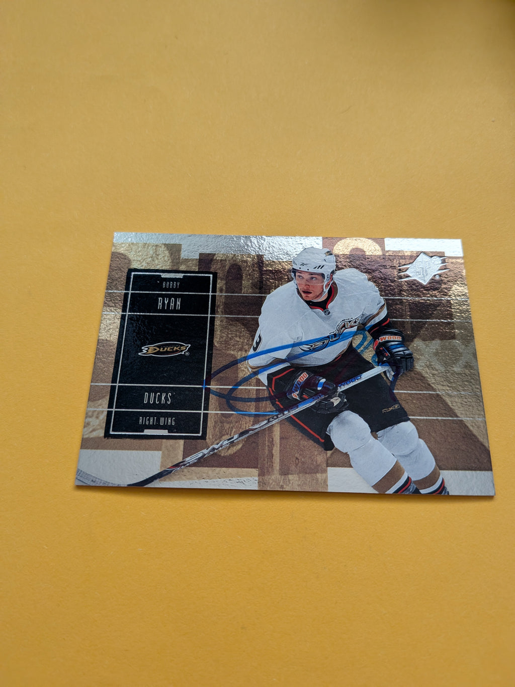 Bobby Ryan Signed Anaheim Ducks Card B