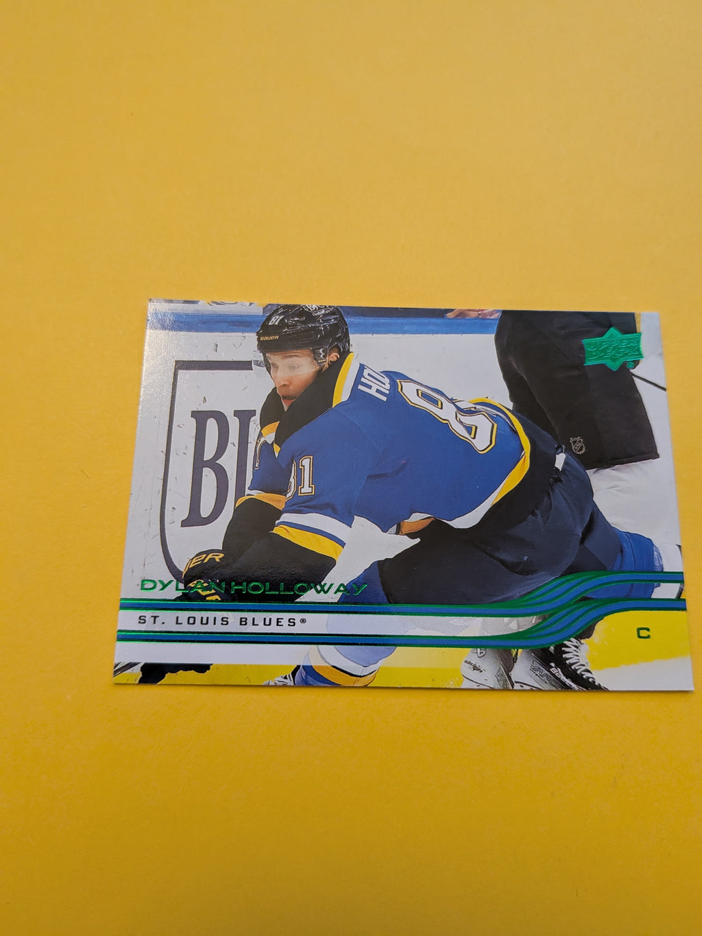 Dylan Holloway 25-26 Upper Deck Green Holiday Card