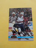 Mike Ridley Signed Washington Capitals Card H