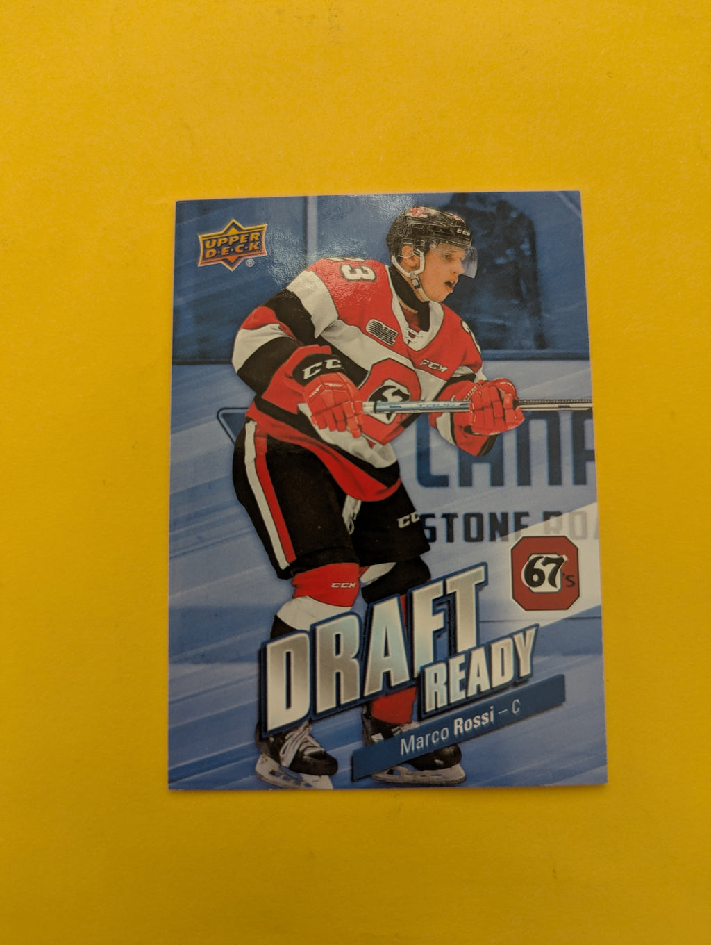 Marco Rossi 19-20 Upper Deck CHL Draft Ready Card