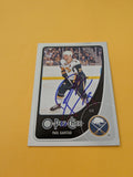 Paul Gaustad Signed Buffalo Sabres Card A