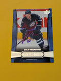 Zach Redmond Signed Winnipeg Jets Card