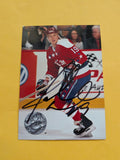 John Druce Signed Washington Capitals Card D