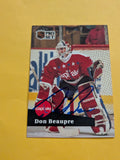 Don Beaupre Signed Washington Capitals Card A