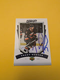 Trent Hunter Signed New York Islanders Card A