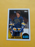 Rob Ramage Signed St. Louis Blues Card A