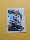 Brad May Signed Buffalo Sabres Card I