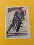 Brian Bradley Signed Toronto Maple Leafs Card