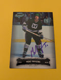 Mike Rodgers Signed Hartford Whalers Card