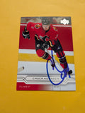 Chuck Kobasew Signed Calgary Flames Card E