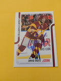 David Moss Signed Calgary Flames Card