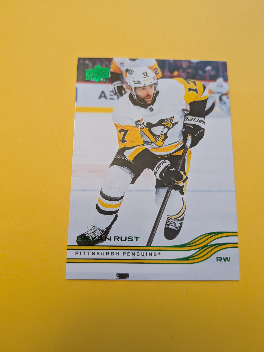Bryan Rust 25-26 Upper Deck Green Holiday Card
