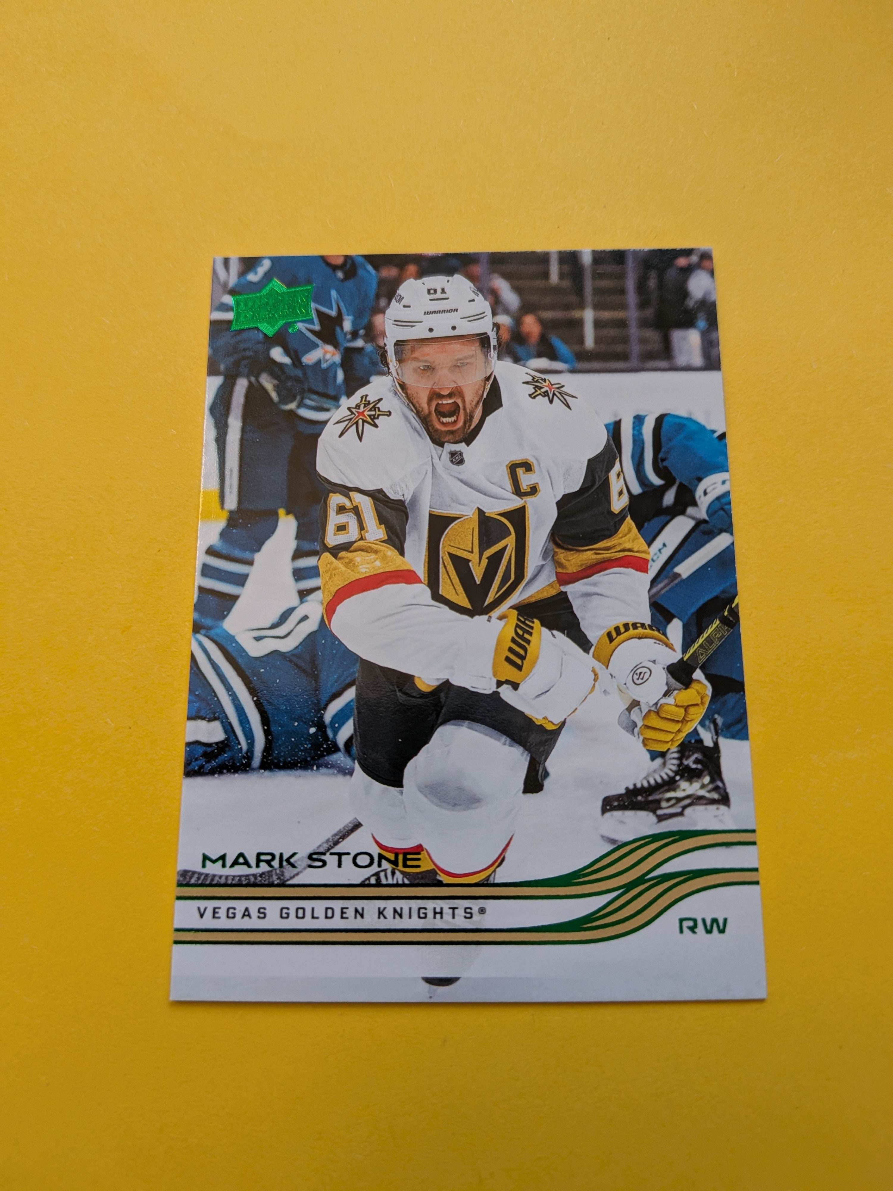 Mark Stone 25-26 Upper Deck Green Holiday Card