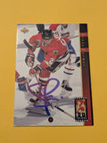 Steve Larmer Signed Chicago Blackhawks Card N