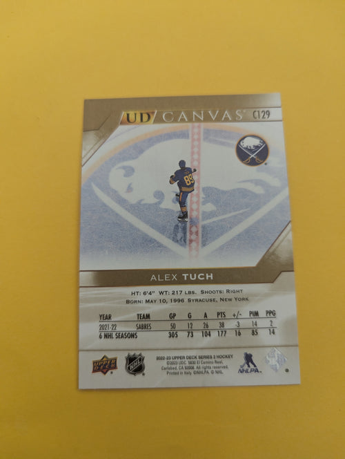 Alex Tuch 22-23 Upper Deck UD Canvas Card