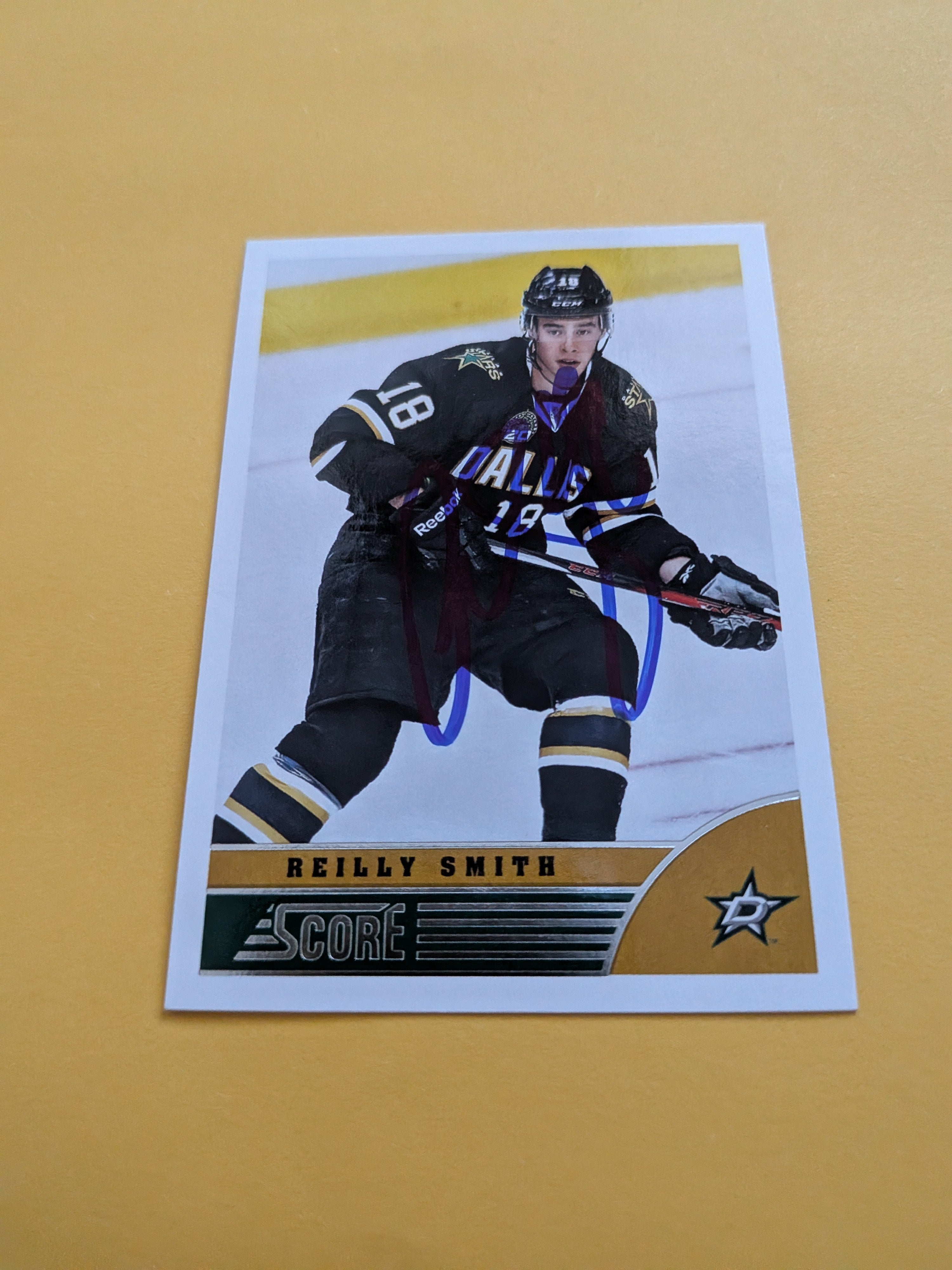 Reilly Smith Signed Dallas Stars Card A