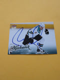 Milan Michalek Signed San Jose Sharks Card L
