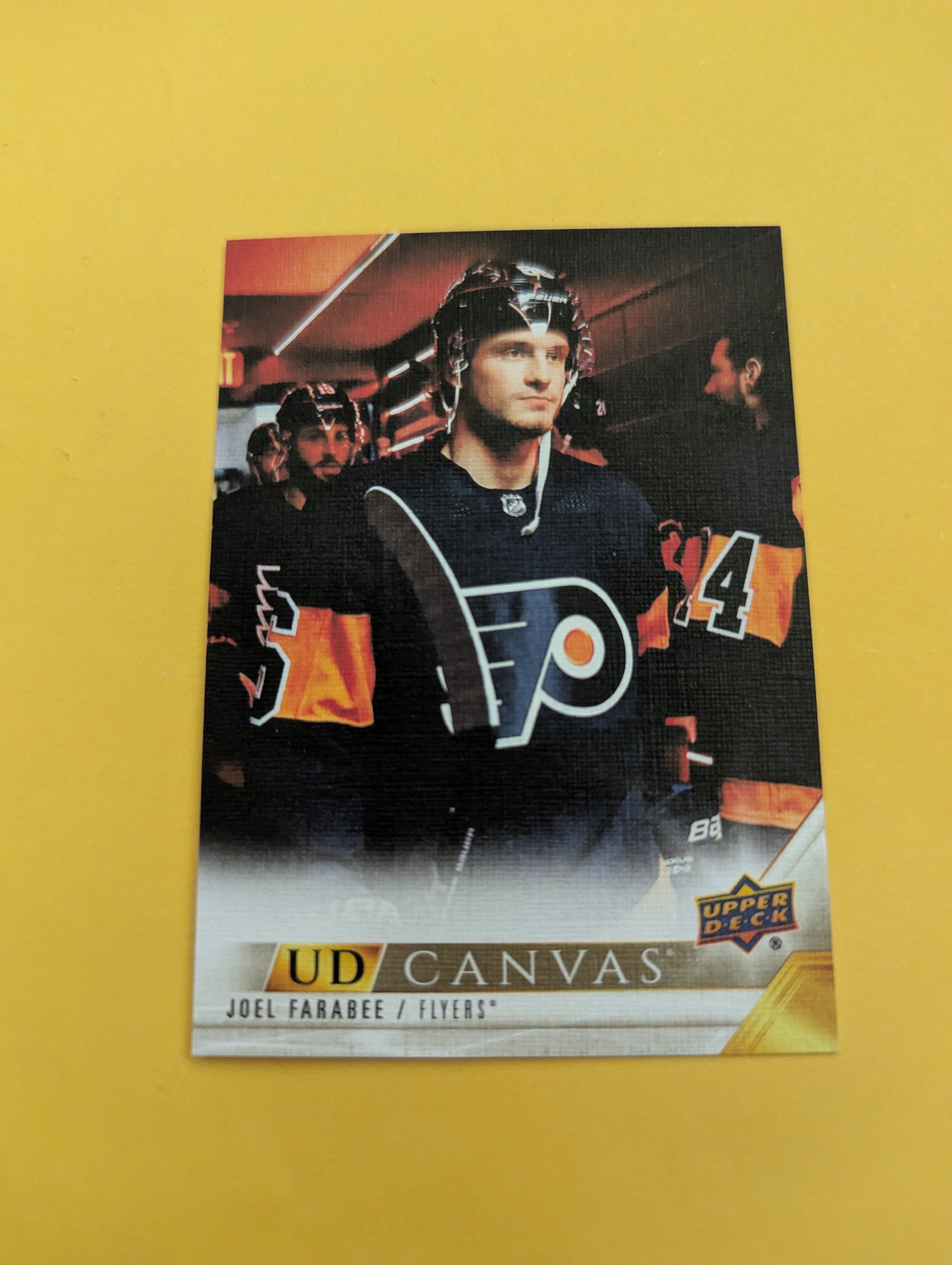 Joel Farabee 22-23 Upper Deck UD Canvas Card