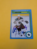 Christian Ehrhoff Signed San Jose Sharks Card B