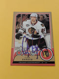 Cam Barker Signed Chicago Blackhawks Card