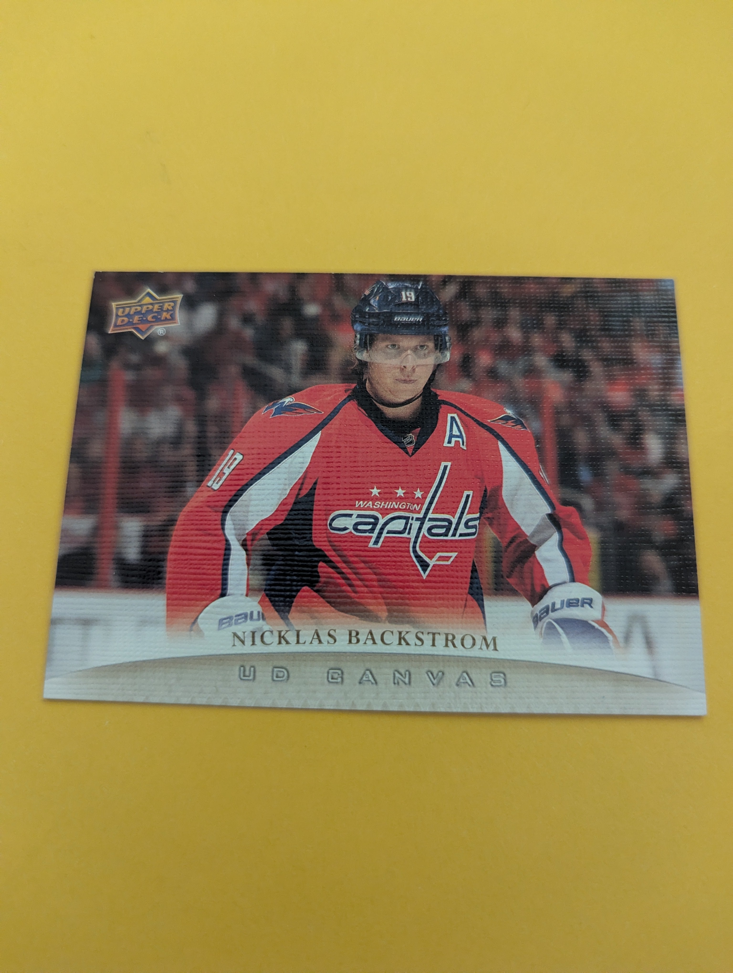 Nicklas Backstrom 11-12 Upper Deck UD Canvas Card
