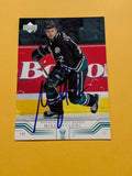 Mike Leclerc Signed Anaheim Ducks Card B