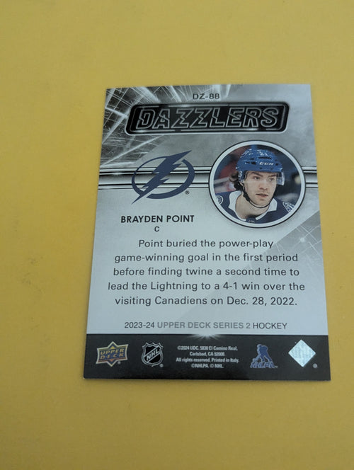 Brayden Point 23-24 Upper Deck Dazzlers Green Card