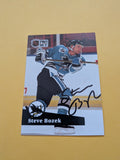 Steve Bozek Signed San Jose Sharks Card B